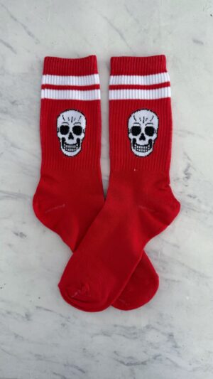 Calavera fondo Rojo
