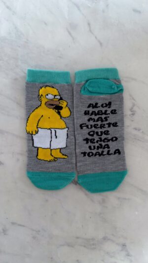 Homero en toalla Los Simpsons