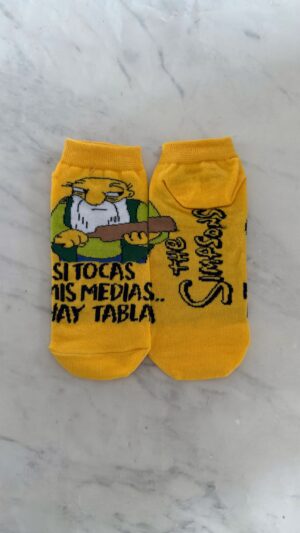 Si tocas mis medias hay tabla Los Simpsons