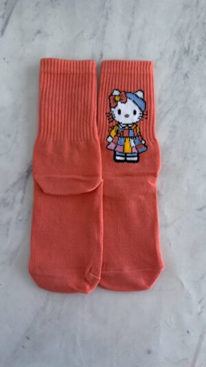 Kitty Vestido fondo Coral Tenis